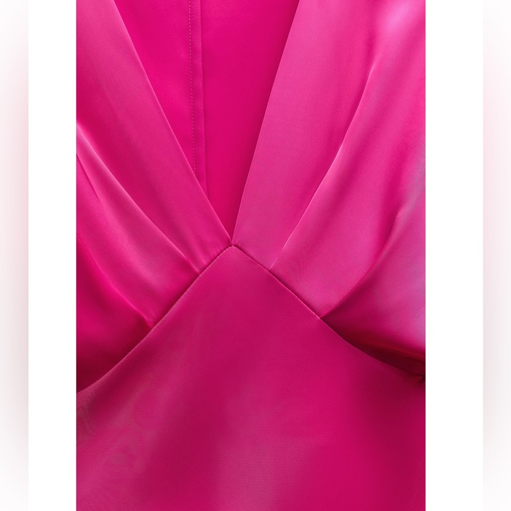 Zara Pink Midi Dress - Picture 9 of 9